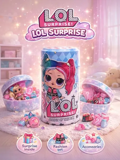 Игрушка LOL Surprise в капсуле – кукла с сюрпризом и набором аксессуаров