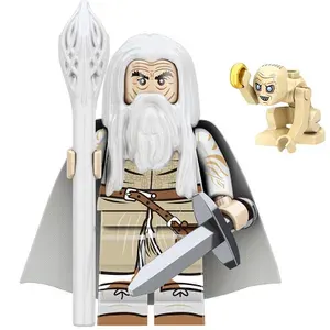 Фигурка Lord of the Rings Властелин Колец, Гэндальф Белый и Голлум, конструктор