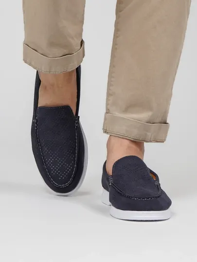 Мужские мокасины Loro Piana, с дырками