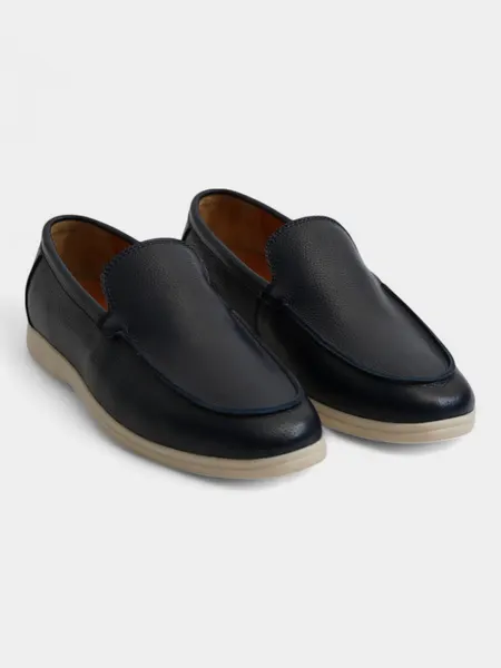 Мужские мокасины из натуральной кожи Loro Piana