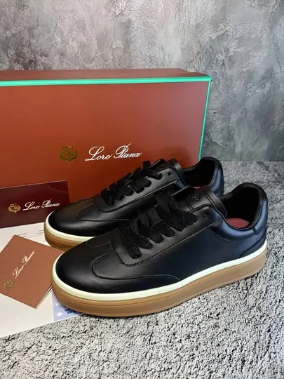 Женские кроссовки Loro Piana, кожаные, для зимы и весны, кеды, 36-40