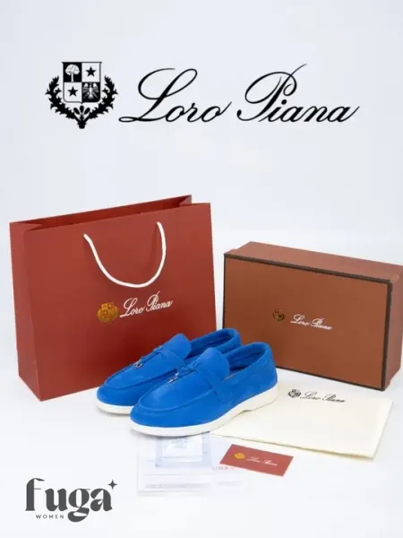 Лоферы Loro Piana, женские и подростковые, натуральный замш