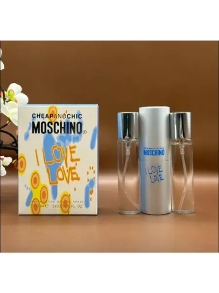Духи миниатюрки Мини набор духов Moschino I love love-Москино
