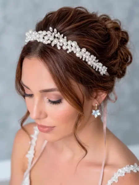 Love.tiara Диадема с жемчугом на выпускной
