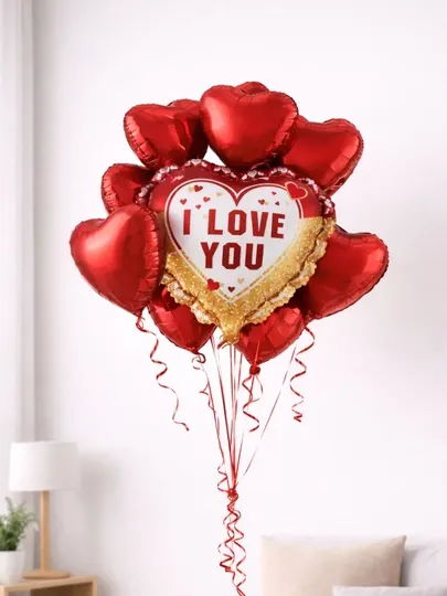 Набор фольгированных шаров “I LOVE YOU”