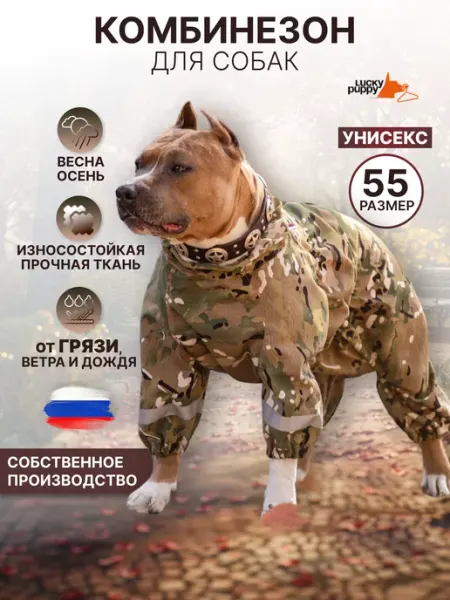 Lucky Puppy Комбинезон костюм дождевик для собак