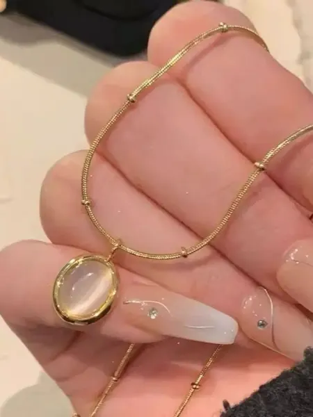 Luckys shop Цепочка с подвеской на шею бижутерия