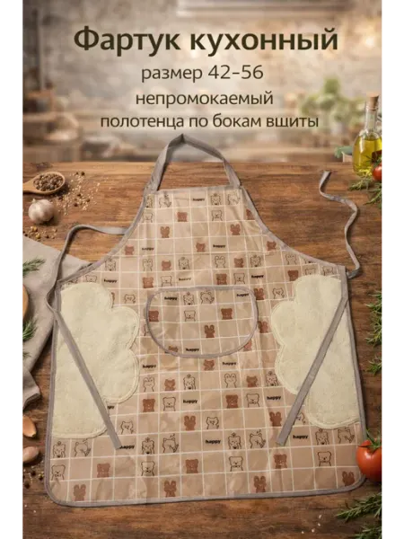 LUNА Фартук кухонный универсальный непромокаемый