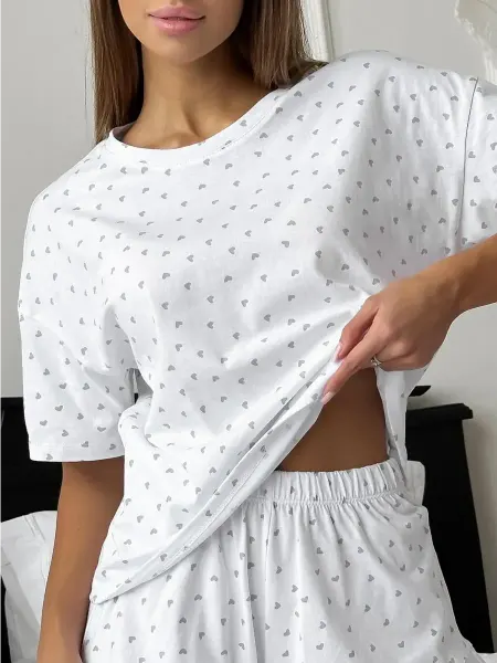 LUNNICA Пижама женская с шортами и футболкой