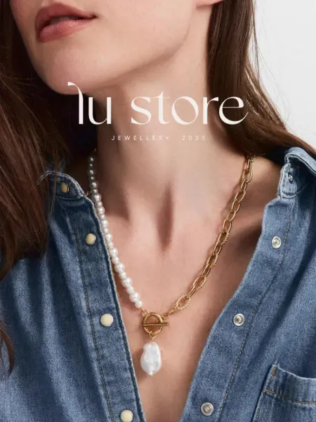 LuStore Цепочка с искуственным жемчугом и подвеской