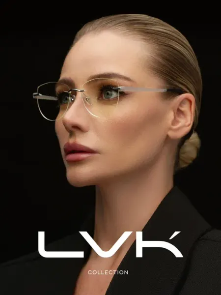 LVK Очки для компьютера защитные имиджевые без диоптрий нулевки