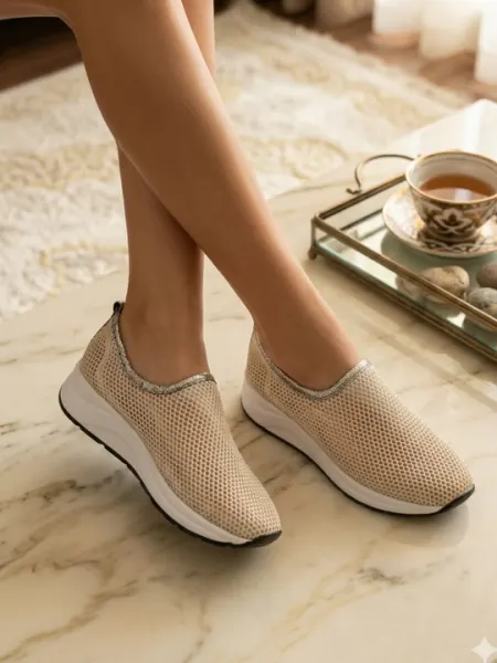 Слипоны женские, летние, в сеточку, легкая обувь, размеры 36-40