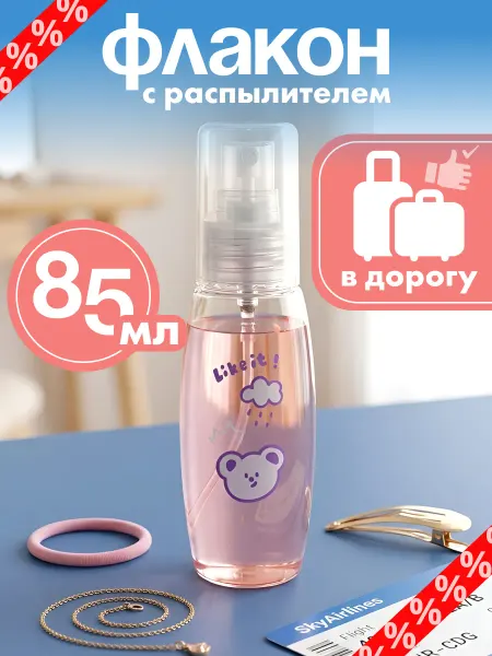 Magifta Дорожный флакон для косметики компактный