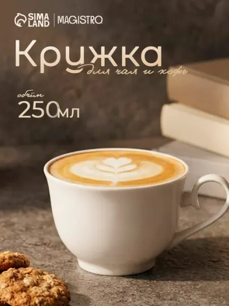 Magistro Кружка для чая и кофе «Сюита» 250 мл подарочная