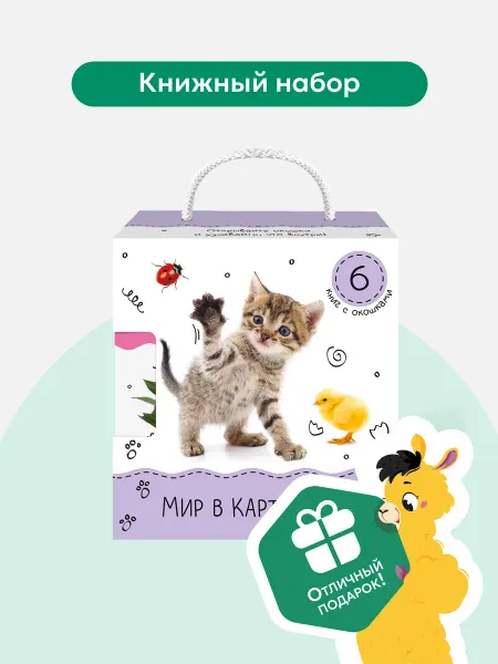 Malamalama Книжки с окошками Мир в картинках. Мои первые слова малышей