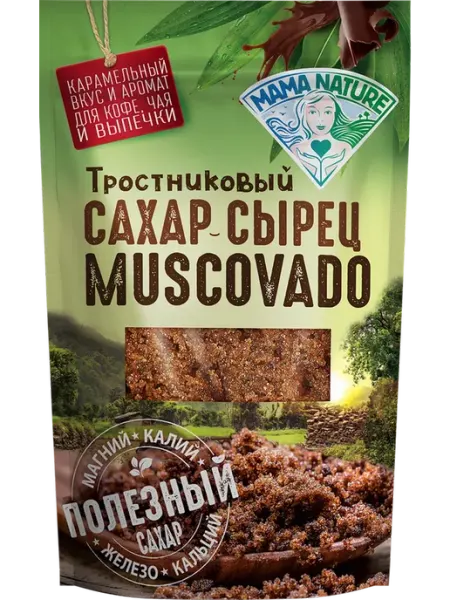 Сахар тростниковый MAMA NATURE Мусковадо, нерафинированный