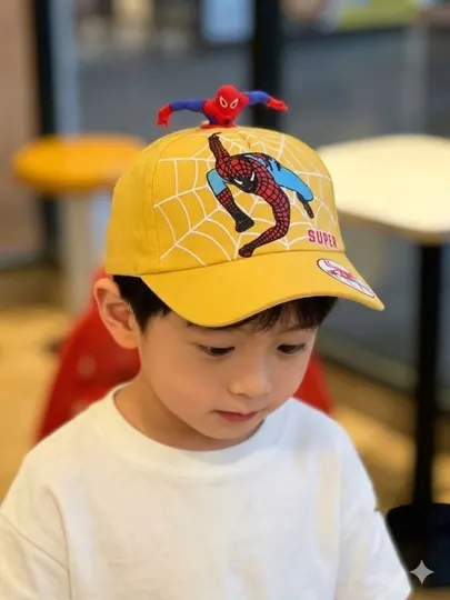 Детская кепка Spider Man, удобный летний головной убор