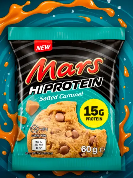Mars Протеиновое печенье Марс с солёной карамелью