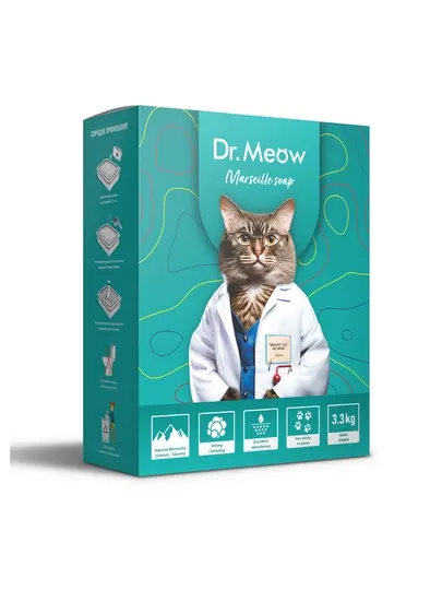 Наполнитель для кошачьего туалета Dr.Meow Marseille Soap