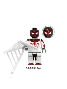 Минифигурка Майлз Моралес / В костюме T.R.A.C.K. из комиксов Марвел / Коллекционная фигурка по вселенной Marvel