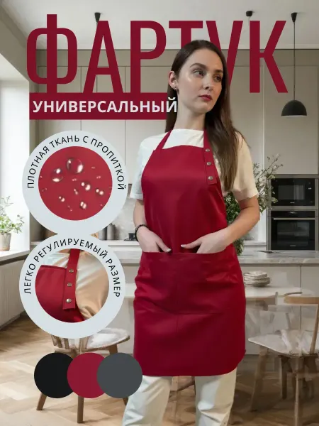 MedBird Фартук кухонный рабoчий мастера