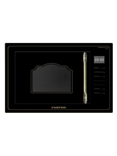 Meferi Микроволновая печь встраиваемая MMO6025BK RETRO 25 л