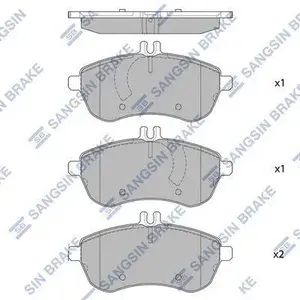 Колодки тормозные MERCEDES W204/W212 Передние Sangsin SP2284