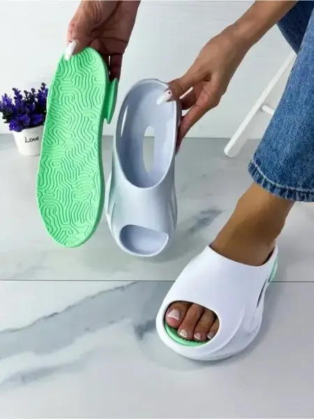 MiAmi slippers Шлепки резиновые со съемной стелькой