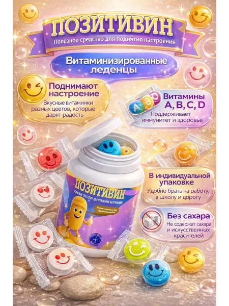 MiDa Шуточные конфетки таблетки Позитивин