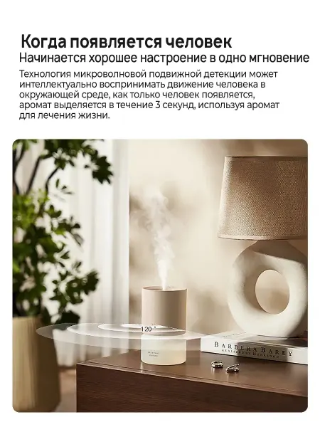 Автоматический ароматизатор Mijia серый с приложением