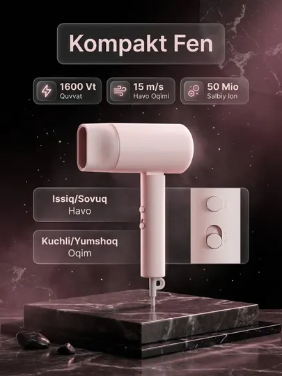Xiaomi Mijia профессиональный фен для волос
