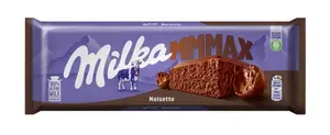 Гигантская шоколадная плитка Milka MMMAX Noisette / Милка молочный шоколад с воздушным кремом из фундука, 250 гр. (Швейцария)