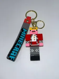 Брелок качественный на сумку персонаж ПигМэн из видеоигры Майкнарфт "Minecraft"