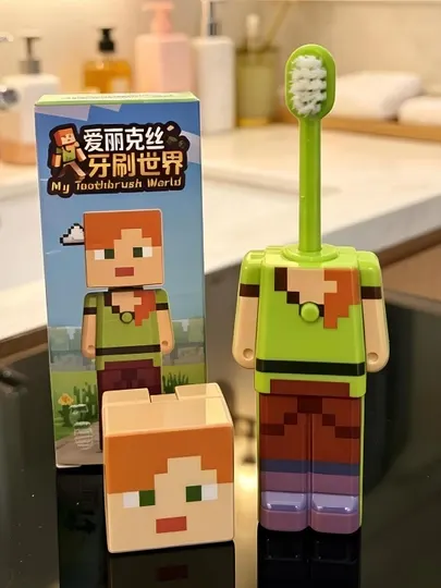 Детская зубная щётка, Zootopia и Minecraft