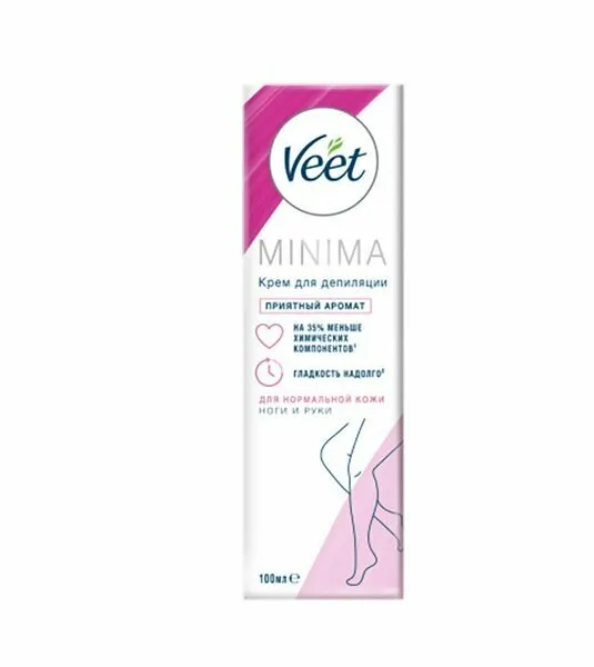 VEET Крем для депиляции для нормальной кожи MINIMA, 100 мл
