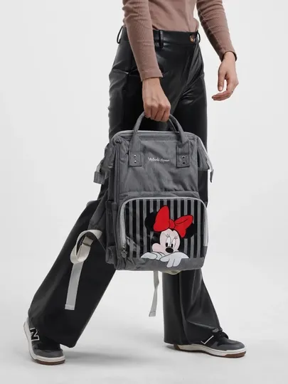 Рюкзак для мамы Микки Маус Minnie, школьный, спортивный для путешествий, женский, детский