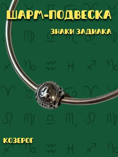 MirVa-Sharm Шарм для браслета Знак Зодиака Козерог
