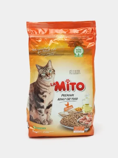 Сухой корм для кошек Mito, с курицей, 1 кг