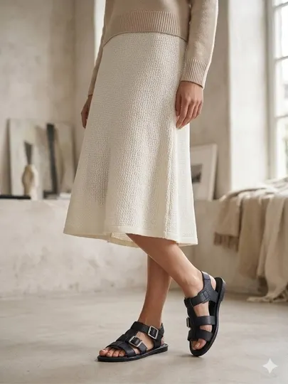 Женские летние сандалии MIUMIU комфортная модель