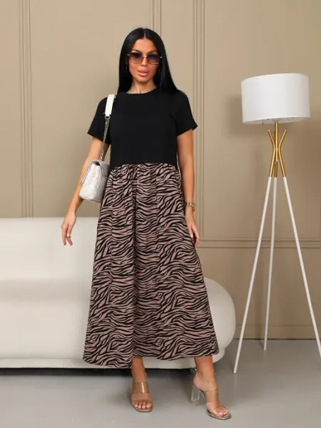 Moda Tex Платье домашнее больших размеров летнее длинное