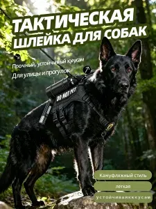 Тактическая жилетка для собак, дышащая, с системой MOLLE, регулируемые ремни, безопасная и удобная
