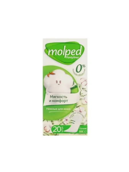Прокладки ежедневные Pure & Soft 16 шт Molped
