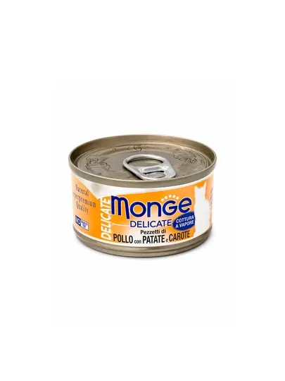Monge консерва 85 гр курица, картофель, морковка