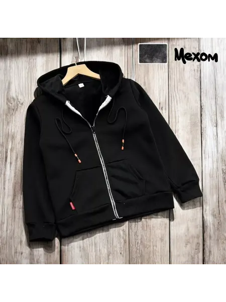 MOONIE SHOP Толстовка детский с мехом на молнии