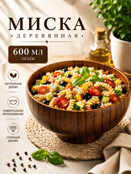 Morabi деревянная миска для здорового питания
