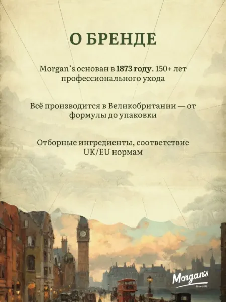 Morgan's Шампунь увлажняющий, питание для волос, Биотин, Кератин и Витамины, 250 мл