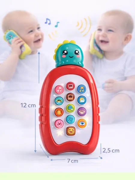 Musical Phone – Детский музыкальный светящийся игрушечный телефон