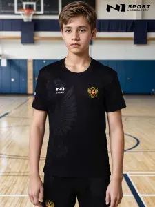 Футболка N1Sport детская спортивная с гербом для мальчика