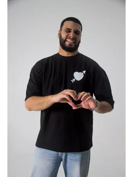NAFS_WEAR Футболка оверсайз с принтом - (Забывших нас и мы забудем)