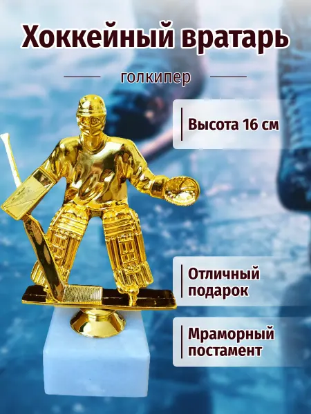 Nagrada Кубок подарочный хоккейный вратарь-голкипер
